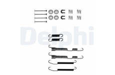 Sada příslušenství, brzdové čelisti DELPHI LY1236