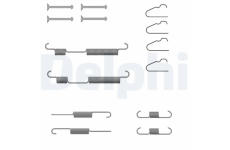 Sada příslušenství, brzdové čelisti DELPHI LY1438