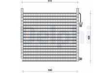 Kondenzátor, klimatizace DELPHI TSP0225003
