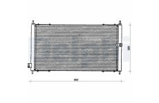 Kondenzátor, klimatizace DELPHI TSP0225031