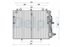 Kondenzátor, klimatizace DELPHI TSP0225036