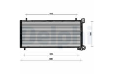 Kondenzátor, klimatizace DELPHI TSP0225090