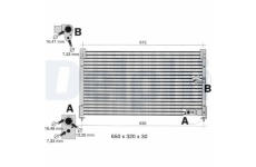 Kondenzátor, klimatizace DELPHI TSP0225134