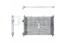 Kondenzátor, klimatizace DELPHI TSP0225209