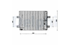 Kondenzátor, klimatizace DELPHI TSP0225215