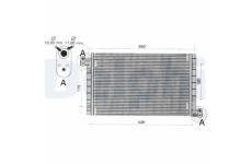 Kondenzátor, klimatizace DELPHI TSP0225262