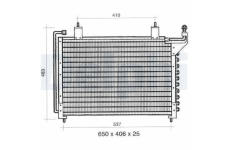 Kondenzátor, klimatizace DELPHI TSP0225295