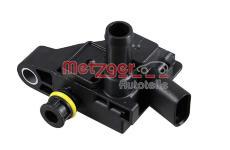 Senzor, tlak výfukového plynu METZGER 0906482