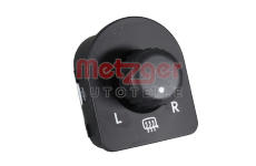 Spínač, nastavení vnějšího zrcátka METZGER AUTOTEILE 09161128