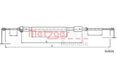 Tazne lanko, parkovaci brzda METZGER AUTOTEILE 10.4524