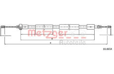 Tažné lanko, parkovací brzda METZGER 10.4654