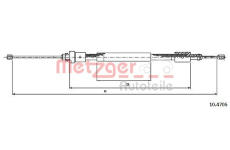 Tazne lanko, parkovaci brzda METZGER 10.4706