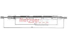 Tazne lanko, parkovaci brzda METZGER 10.6022
