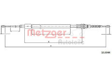 Tazne lanko, parkovaci brzda METZGER 10.6044