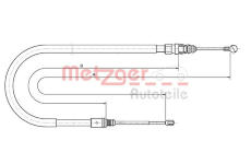 Tažné lanko, parkovací brzda METZGER 10.6224