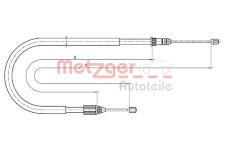 Tazne lanko, parkovaci brzda METZGER 10.6698