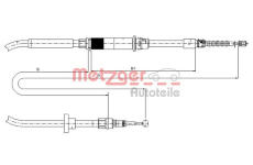 Tažné lanko, parkovací brzda METZGER 10.7484
