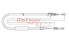 Tazne lanko, parkovaci brzda METZGER 10.7512