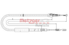 Tažné lanko, parkovací brzda METZGER 10.7513