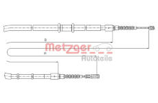 Tazne lanko, parkovaci brzda METZGER 10.7545