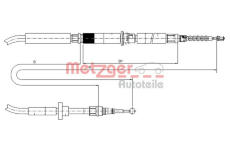 Tažné lanko, parkovací brzda METZGER 10.7589