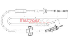 Tažné lanko, parkovací brzda METZGER 10.8066