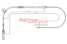 Tazne lanko, parkovaci brzda METZGER 10.9330