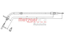 Tažné lanko, parkovací brzda METZGER 10.9333