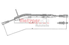Tažné lanko, parkovací brzda METZGER 10.935