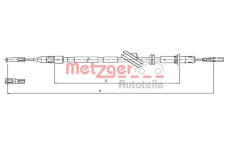 Tazne lanko, parkovaci brzda METZGER 10.9444