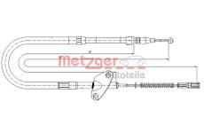 Tažné lanko, parkovací brzda METZGER 10.9872
