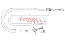 Tazne lanko, parkovaci brzda METZGER 10.9876