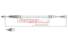 Tazne lanko, parkovaci brzda METZGER 11.5761