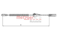 Tazne lanko, parkovaci brzda METZGER 11.5763
