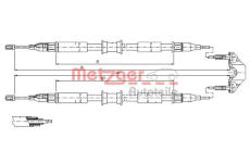 Tazne lanko, parkovaci brzda METZGER 11.5765