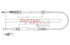 Tazne lanko, parkovaci brzda METZGER 11.5769