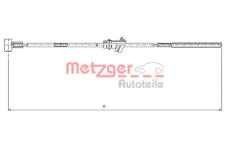 Tazne lanko, parkovaci brzda METZGER 11.5932