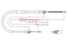 Tazne lanko, parkovaci brzda METZGER AUTOTEILE 11.6573
