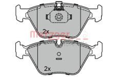 Sada brzdových destiček, kotoučová brzda METZGER 1170128