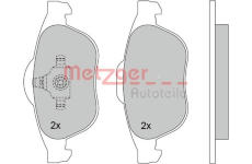 Sada brzdových destiček, kotoučová brzda METZGER 1170161