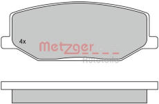 Sada brzdových destiček, kotoučová brzda METZGER 1170259