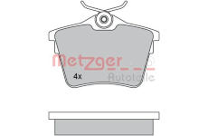 Sada brzdových destiček, kotoučová brzda METZGER AUTOTEILE 1170269