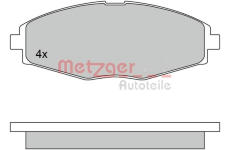 Sada brzdových destiček, kotoučová brzda METZGER 1170354