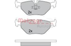 Sada brzdových destiček, kotoučová brzda METZGER 1170371
