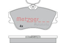 Sada brzdových destiček, kotoučová brzda METZGER AUTOTEILE 1170389