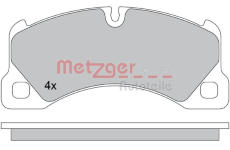 Sada brzdových destiček, kotoučová brzda METZGER 1170445