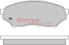 Sada brzdových destiček, kotoučová brzda METZGER AUTOTEILE 1170520