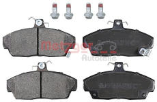 Sada brzdových destiček, kotoučová brzda METZGER AUTOTEILE 1170646