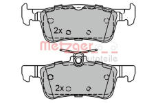 Sada brzdových destiček, kotoučová brzda METZGER 1170810