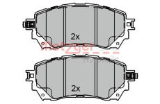 Sada brzdových destiček, kotoučová brzda METZGER 1170811